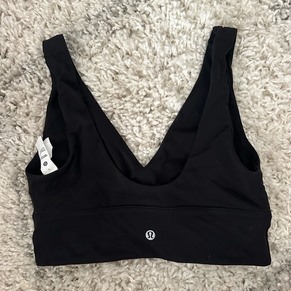Lululemon Athletica Black Minimalist Sports Bra